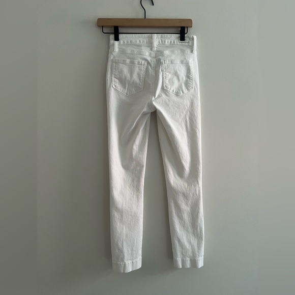 PAIGE Hoxton Ankle Skinny White Jeans Women’s Size 25 Mid Rise Stretch Denim - Picture 3 of 6